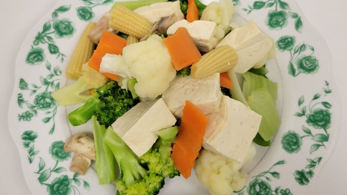 Mixed Vegetables with Tofu.