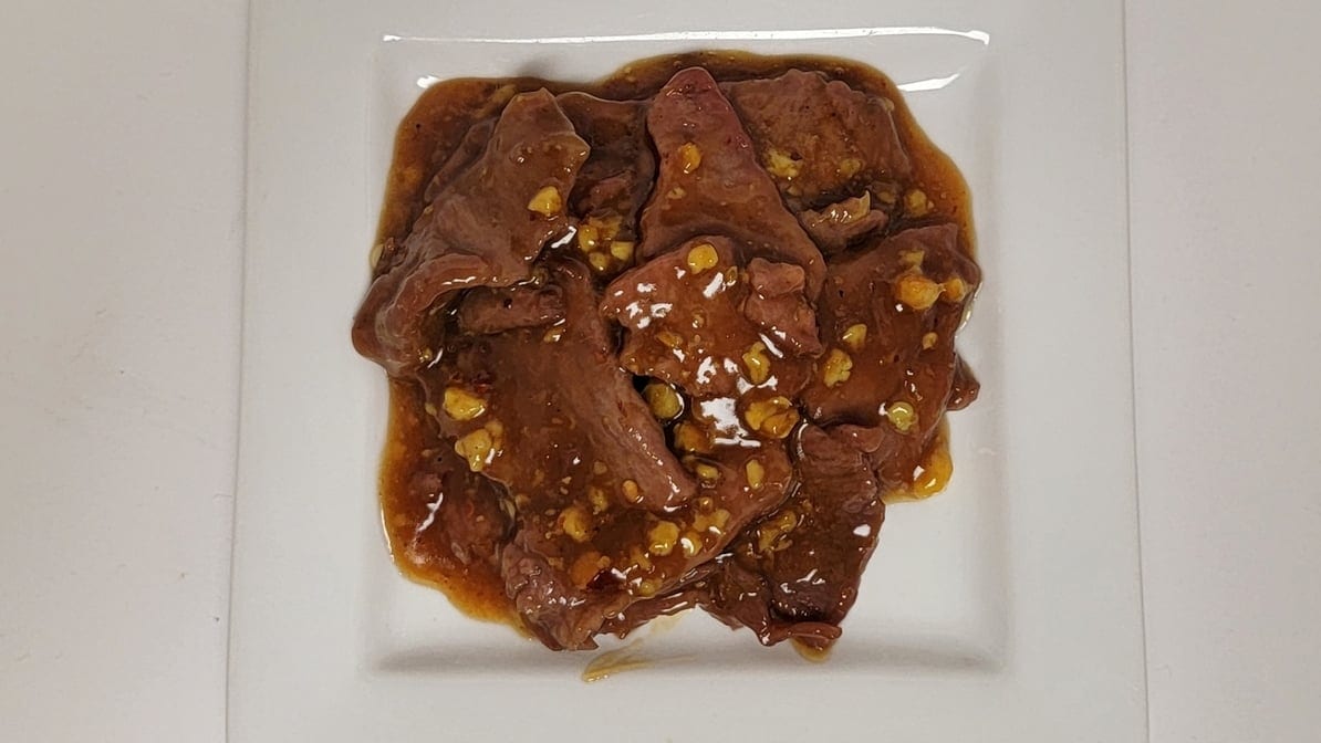 Orange Flavored Beef.