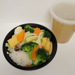 Fried Tofu Vegetable Pho